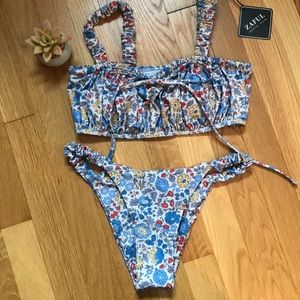 NWT ZAFUL Floral Bikini